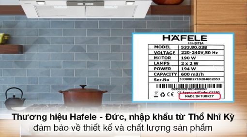 Máy hút mùi âm tủ Hafele HH-BI79A 533.80.038 - 20
