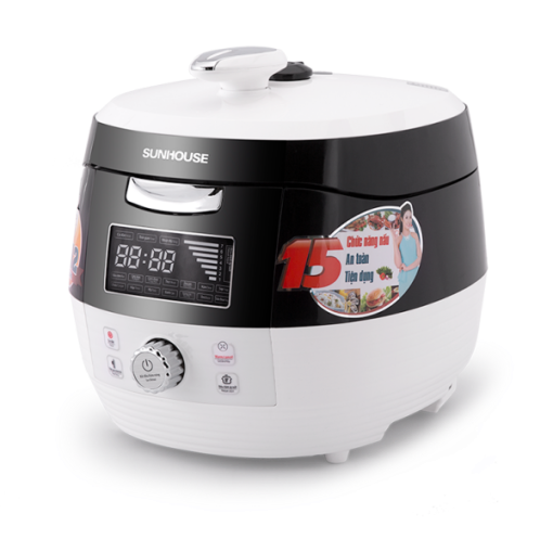 Nồi áp suất điện tử đa năng 5L SUNHOUSE SHD1858BW - 1