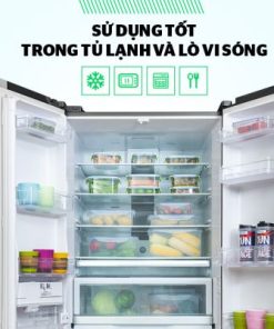 Bộ 4 hộp bảo quản thực phẩm Biozone tặng dao KB-CO4P04E - 33