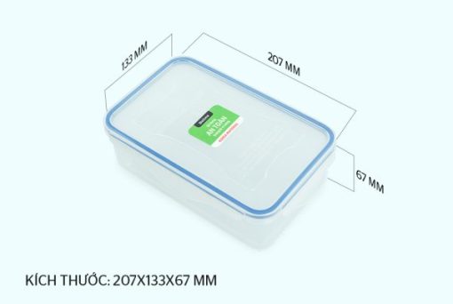 Bộ 4 hộp bảo quản thực phẩm Biozone tặng dao KB-CO4P04E - 15