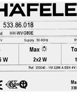 Máy hút mùi áp tường Hafele HH-WVG80E (533.86.018) - 39