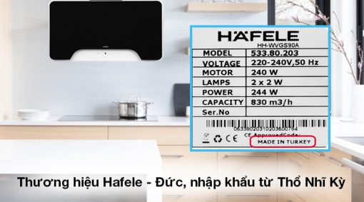 Máy hút mùi áp tường Hafele HH-WVGS90A 533.80.203 - 22