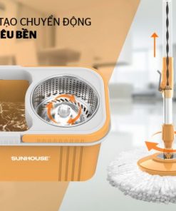 BỘ LAU NHÀ XOAY 360 ĐỘ SUNHOUSE KS-CL350PO - 18 BỘ LAU NHÀ XOAY 360 ĐỘ SUNHOUSE KS-CL350PO - 17