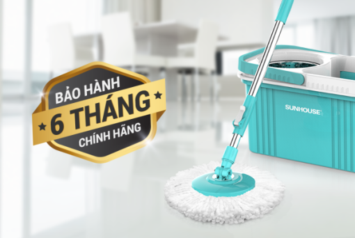 BỘ LAU NHÀ XOAY 360 ĐỘ SUNHOUSE KS-CL350PB - 3