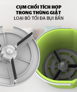 BỘ LAU NHÀ XOAY 360 ĐỘ SUNHOUSE THẾ HỆ MỚI KS-CL260PG - 18 BỘ LAU NHÀ XOAY 360 ĐỘ SUNHOUSE THẾ HỆ MỚI KS-CL260PG - 17