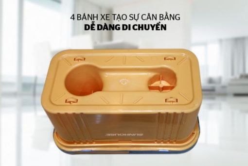 BỘ LAU NHÀ XOAY 360 ĐỘ SUNHOUSE KS-CL350PO - 9