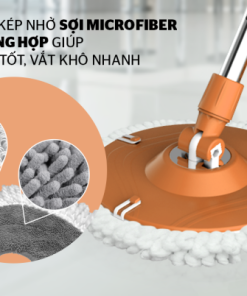 BỘ LAU NHÀ XOAY 360 ĐỘ SUNHOUSE THẾ HỆ MỚI KS-CL260PO - 26 BỘ LAU NHÀ XOAY 360 ĐỘ SUNHOUSE THẾ HỆ MỚI KS-CL260PO - 25