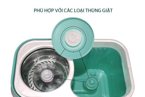 BỘ LAU NHÀ XOAY 360 ĐỘ SUNHOUSE KS-CL330S - 9