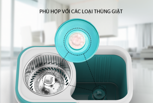 BỘ LAU NHÀ XOAY 360 ĐỘ SUNHOUSE KS-CL350PB - 11