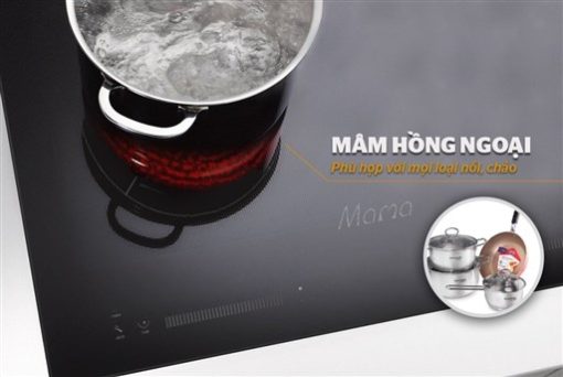 BẾP ĐÔI ĐIỆN TỪ HỒNG NGOẠI SUNHOUSE MAMA MMB9200MIX - 17
