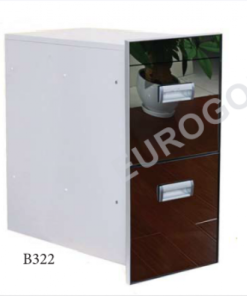 THÙNG GẠO MẶT GƯƠNG 2 TẦNG EUROGOLD B322