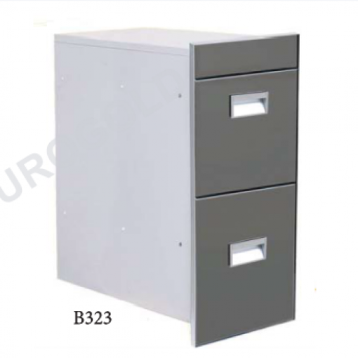 THÙNG GẠO MẶT GƯƠNG 2 TẦNG EUROGOLD B323 - 1