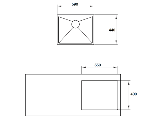 Chậu rửa chén inox Hafele VALERIAN HS-SS5944 567.20.397 - 3