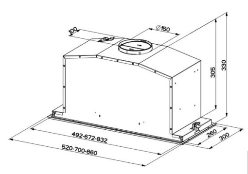 MÁY HÚT MÙI ÂM TRẦN DUDOFF PEAK S70 - 5