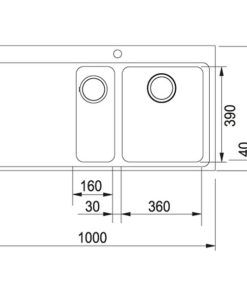 FRANKE | Chậu rửa đá MTG 651 GRAPHITE - 13