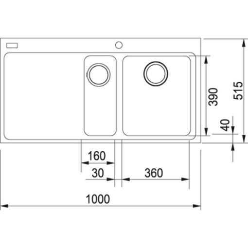 FRANKE | Chậu rửa đá MTG 651 GRAPHITE - 7