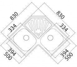 CHẬU RỬA DUDOFF MAGIC S02-A1 - 11