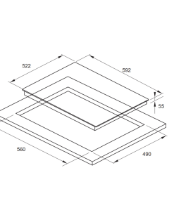 BẾP ĐIỆN CERAMIC FAGOR 3VFT-64AS - 6 FAGOR 3VFT-64AS