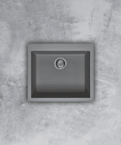 Chậu đá Malloca Titanium K-10573 / Màu xám / Phủ nano kháng khuẩn