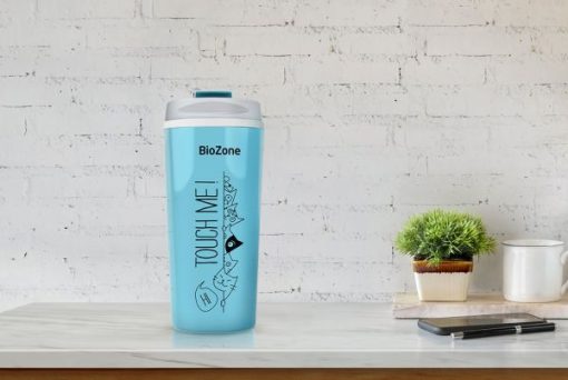 Bình cách nhiệt BioZone 500ml màu xanh trắng KB-WA500P1WB - 3
