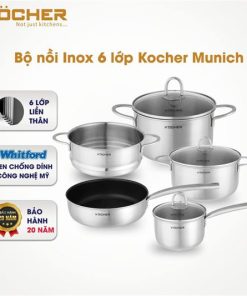 BỘ NỒI 5 MÓN KOCHER MUNICH