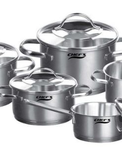 Bộ nồi từ 5 chiếc inox Chefs EH-CW5304