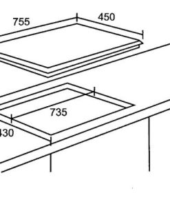 BẾP BA TỪ ARBER AB558 - 5