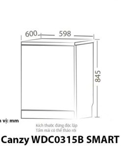 Máy rửa bát CANZY CZ WDC0315B SMART - 16 Máy rửa bát CANZY CZ WDC0315B SMART - 15