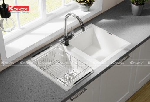 VÒI RỬA BÁT KONOX TRIM-WATER BLACK - 12