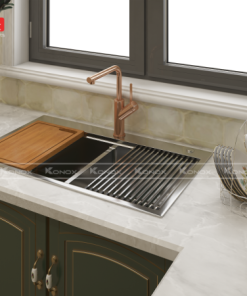 VÒI RỬA BÁT RÚT DÂY KONOX ARTAN ROSE GOLD - 18 VÒI RỬA BÁT RÚT DÂY KONOX ARTAN ROSE GOLD - 17