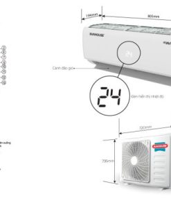 Điều hòa không khí một chiều INVERTER 9000BTU SUNHOUSE SHR-AW09IC610 - 38 Điều hòa không khí một chiều INVERTER 9000BTU SUNHOUSE SHR-AW09IC610 - 37