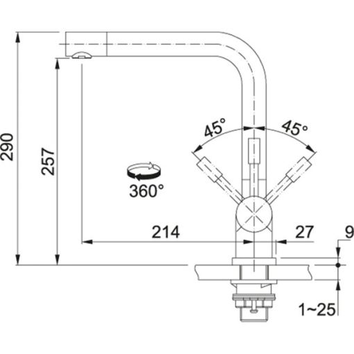 FRANKE | Vòi rửa chén CT 105S (115.0172.475) - 5