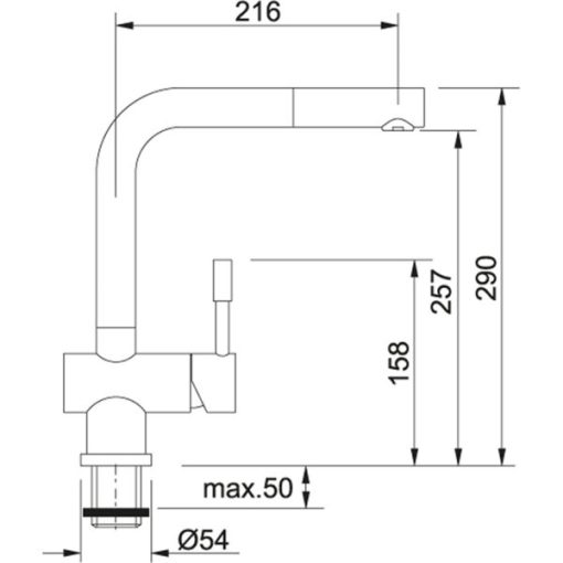 FRANKE | Vòi rửa chén CT 131S (115.0179.840) - 5