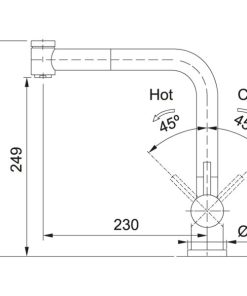 FRANKE | Vòi rửa chén CT 191S (115.0480.042) - 9