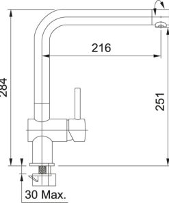 FRANKE | Vòi rửa chén CT 304C (115.0204.286) - 10 FRANKE | Vòi rửa chén CT 304C (115.0204.286) - 9