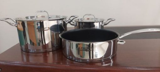 Bộ nồi từ 3 chiếc Chefs EH-CW3430 - 1