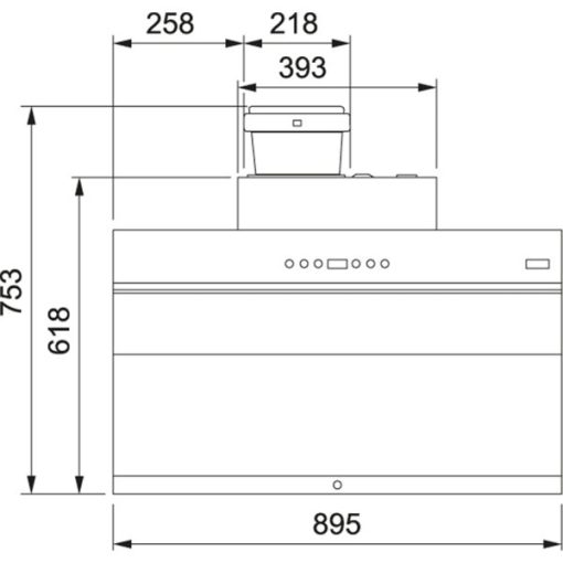 FRANKE | Máy hút mùi áp tường CXW-220-FC921M (330.0539.171) - 7