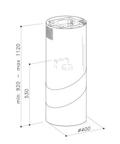 Máy hút mùi đảo Franke CYLIN S - 9