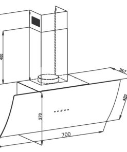 Máy Hút Mùi Canzy CZ 087D - 23 Máy Hút Mùi Canzy CZ 087D