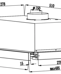 MÁY HÚT MÙI ÂM TỦ CANZY CZ 70BRH - 5 MÁY HÚT MÙI ÂM TỦ CANZY CZ 70BRH