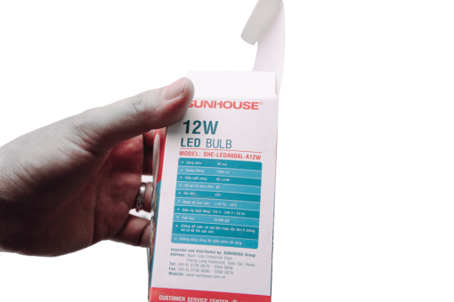 Bộ đèn LED thân nhôm SHE-LEDA60AL-A12W (trắng) - 9