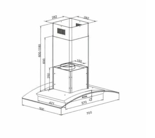 MÁY HÚT MÙI ARBER AB700E - 3