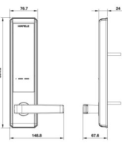 Khóa Điện Tử Hafele El7200-Tc 912.05.714 - 12 Khóa Điện Tử Hafele El7200-Tc 912.05.714 - 11