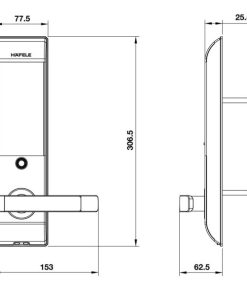 Khóa Điện Tử Hafele El7500-Tc 912.05.716 - 31
