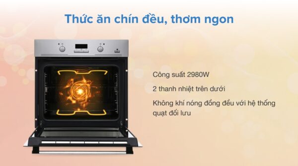 Lò nướng âm tủ ELECTROLUX EOB3434BOX 60cm SteamBake dung tích 72L NHẬP KHẨU Ý Electrolux EOB3434BOX - 35