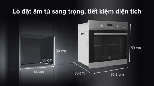 Lò nướng âm tủ ELECTROLUX EOB3434BOX 60cm SteamBake dung tích 72L NHẬP KHẨU Ý Electrolux EOB3434BOX - 7