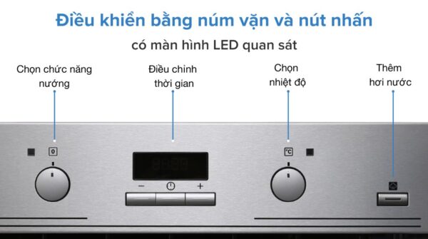 Lò nướng âm tủ ELECTROLUX EOB3434BOX 60cm SteamBake dung tích 72L NHẬP KHẨU Ý Electrolux EOB3434BOX - 49