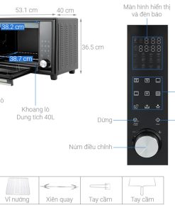 Lò nướng Electrolux EOT40DBD 40 lít - 19