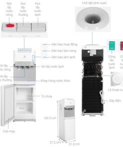 Cây nước nóng lạnh Electrolux EQALF01TXWV - 20 Cây nước nóng lạnh Electrolux EQALF01TXWV - 19