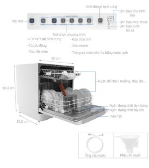 Máy rửa chén mini Electrolux ESF6010BW - 27